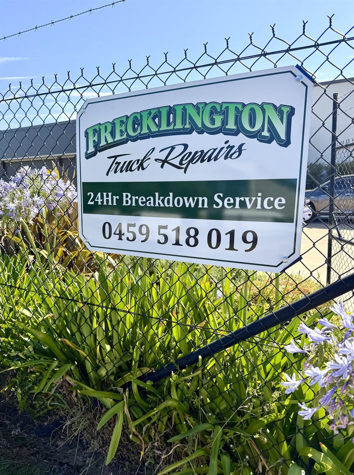 The 24hr breakdown signboard